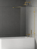 Parawan nawannowy EVENTA GOLD SHINE stały U 60x150 szkło czyste 8mm Active Shield 2.0