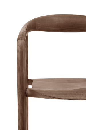 Madrid Dining Chair Walnut 552x565x775mm (2pk)