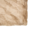 Pled ze sztucznego futra Chevron – szarobrązowy, 130 × 170 cm