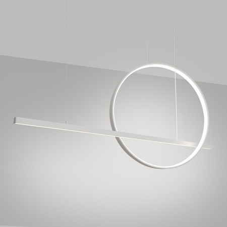 Lampa wisząca GLAD biała LED 4000K