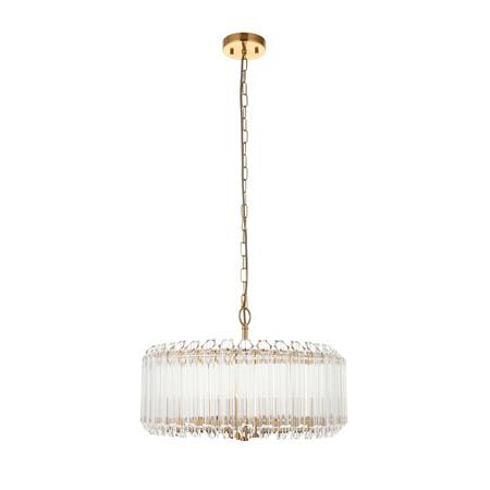 Valentina 5 Pendant Light Brushed Aged Brass