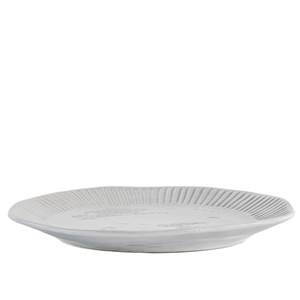 Organiczne talerze obiadowe z żłobieniami (4 szt.) D280 mm