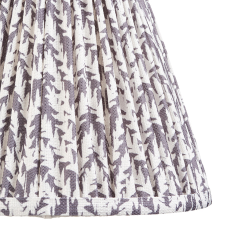 Leaf Shade Pearl Grey Fabric 185x125x250mm