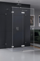 KABINA EVENTA PROSTOKĄTNA PRZYŚCIENNA P 90x80x200 CZYSTE 8mm ACTIVE SHIELD