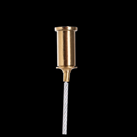 Lampa wisząca CIRCLE 3 60+80+80 cm - LED, ringi mosiądz szczotkowany na 1 podsufitce