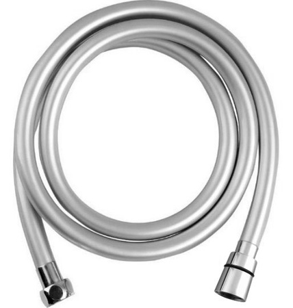SOFTFLEX wąż prysznicowy plastikowy, 200cm, metaliczny srebrny/chrom