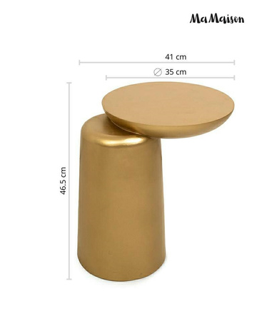 MaMaison stolik ELIAS 41 złoty / drewno