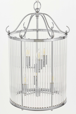 LAMPA WISZĄCA LOFT CHROMOWANA BOSTON W6
