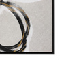Obraz w ramie „Bold as Gold” – szary, 54,5 × 3,5 × 69,5 cm, zestaw 2 szt.