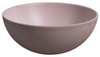 MINOR umywalka betonowa nablatowa, średnica 26cm, różowy mat