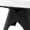 Bresso Dining Table Black 1600/2400x900x760mm