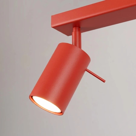 Plafon RING 3L czerwony