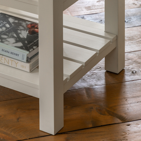 Eton Butchers Block White 660x500x900mm