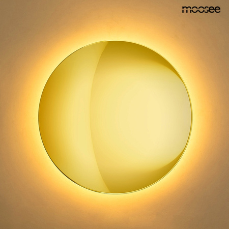 MOOSEE lampa ścienna SHADOW SUN 30 złota