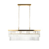Conaston 4 Bar Pendant Light Brushed Aged Brass