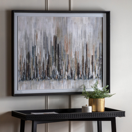 Urban Silence Framed Canvas 1120x60x920mm