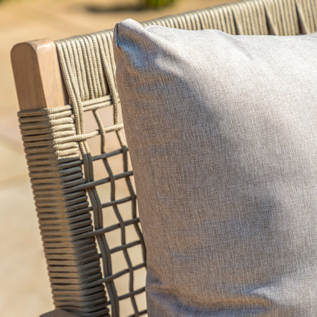Zestaw ogrodowy MARINA – sofa 2-osobowa + 2 fotele + stolik, drewno akacjowe, 4 osoby