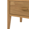 Camden 2 Drawer Bedside Natural 450x400x550mm