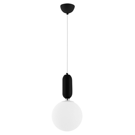 NOWOCZESNA LAMPA WISZĄCA CZARNO- BIAŁA ORITO D20