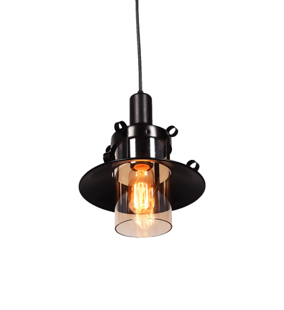 LAMPA WISZĄCA INDUSTRIALNA LOFT CZARNA CAPRI W1