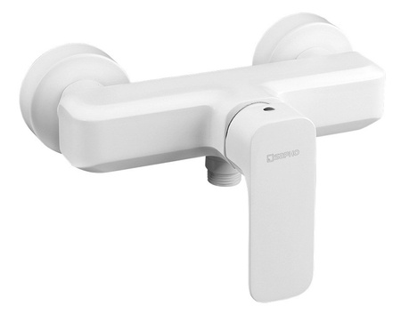 SPY bateria prysznicowa ścienna, biały mat