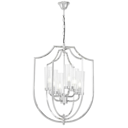 NOWOCZESNA LAMPA WISZĄCA CHROMOWANA MEGI W6