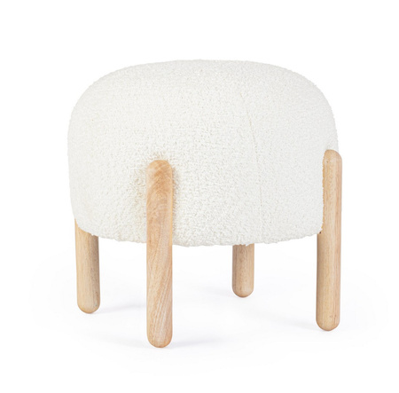 Taboret BIZZOTTO DAYLA – biały