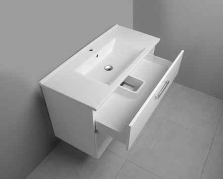 VEGA szafka umywalkowa 97x60x43,6cm, 2 szuflady, biała