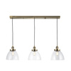 Hansen 3 Pendant Light Antique Brass