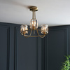 Berenice 3 Ceiling Light Antique Brass