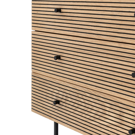 Hyland 3 Drawer Chest 900x400x750mm