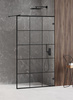 KABINA AVEXA BLACK WALK-IN U 110x200 KRATKA - CZYSTE 6mm ACTIVE SHIELD