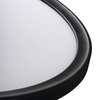 AZPO lampa sufitowa LED, średnica 225mm, 11,8W, 3000/4000/6000K, IP54, czarny mat