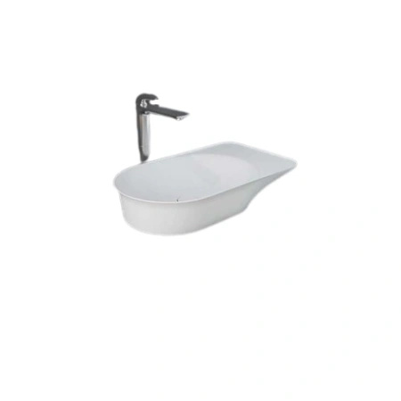 Zestaw VALET umywalka nablatowa 64 cm, korek klik klak, Miska z Deską WC biały mat