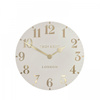 Arabic Wall Clock Oatmeal 12in