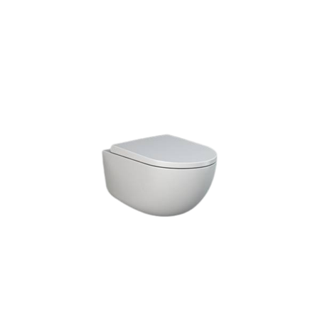 Zestaw DES Miska z Deską WC podwiesz. Rimless 52cm Biały Mat