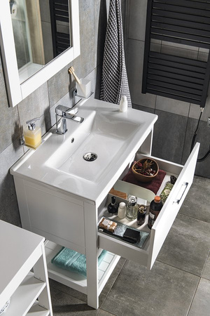 ETIDE szafka umywalkowa 71,5x85x44 cm, biały mat