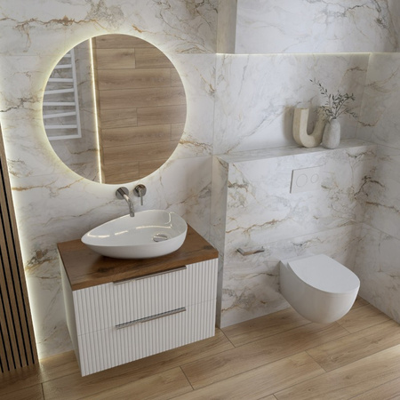 Umywalka nablatowa Almond