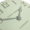 Arabic Wall Clock Pearl Green 12in