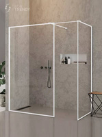 KABINA NEW MODUS WHITE WALK-IN U 170x90x200 CZYSTE 8mm ACTIVE SHIELD