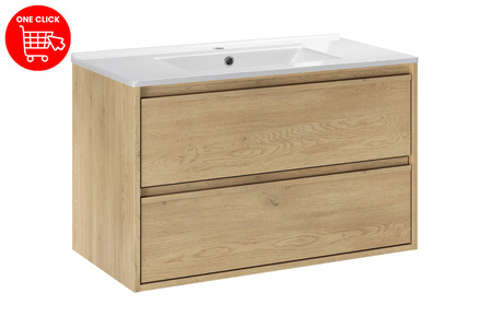 Zestaw meblowy 80cm z umywalką meblową Lava