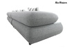 MaMaison sofa narożna ogrodowa ALEXANDER  4 szara (poduszki i pokrowiec w zestawie)