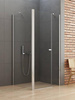 KABINA NEW SOLEO PROSTOKĄTNA U 100x80x195 CZYSTE 6mm ACTIVE SHIELD