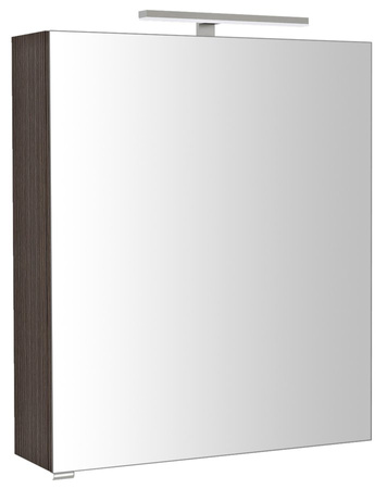 RIWA szafka z lustrem, oświetlenie LED, 60x70x17cm, sosna rustykalna