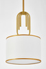 GLAMOUR LAMPA WISZĄCA BIAŁA ZANETTI D30