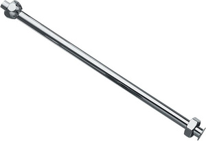 Rurka prosta z nakrętkami do pisuaru, 1/2" cm, średnica 12x300mm, chrom