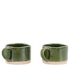 Rustic Mug Green (4pk)