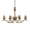 Kora 8 Pendant Light Antique Brass