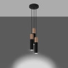 Lampa wisząca PABLO 3P czarna