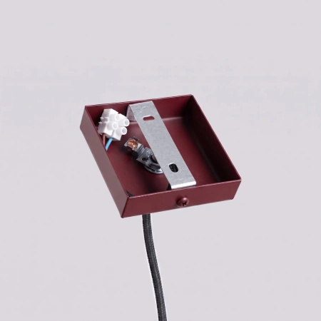 Lampa wisząca LAGOS 1 burgund